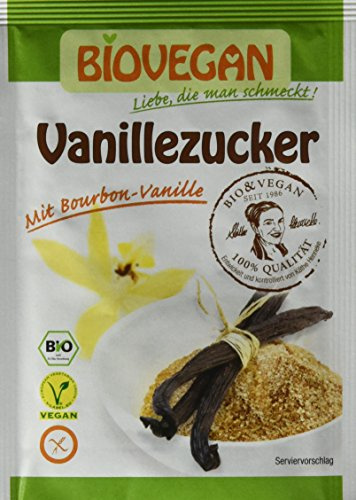 Bio Vegan Käthes Vanillezucker 5x8g Bio Backzutat, 10er Pack (10 x 40 g)