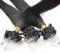 hair2heart Microring Extensions Echthaar glatt - 25 Strähnen 1g 50cm 2/0 schwarz