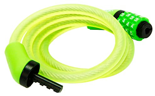 Rolson 66749 12 x 1200 mm Combination Bicycle Cable Lock
