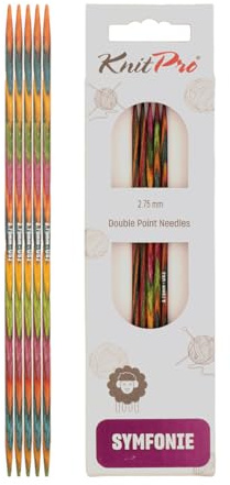 KnitPro Symfonie Double Pointed Needles 6 (15cm) | 2.75mm