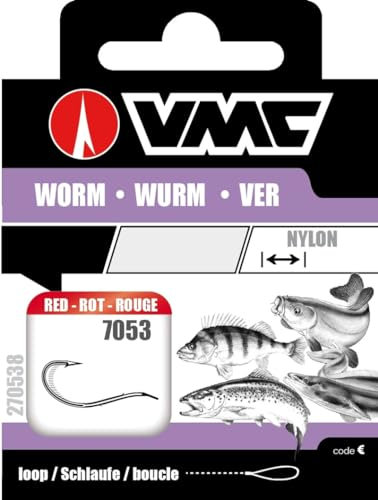 VMC Perfect Wurmhaken rot Gr.6