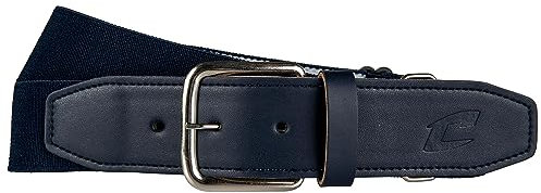Champro Elastic Baseball Gürtel mit, Leder Tab, Herren, Navy