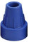 Krückenkapsel blau 16mm (Ossenberg), Zubehör für Gehstöcke und Unterarmgehstützen