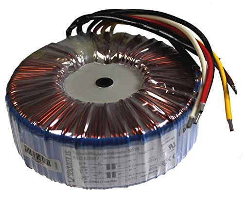 Sedlbauer Ringkerntrafo Transformator 500VA 2x12V für Audio, Industrie, Halogen und Schienensysteme - 230V Eingangsspannung - 24V Sekundärspannung - M