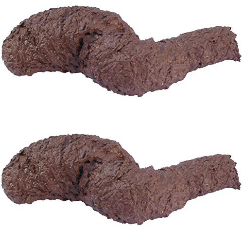 Spassprofi 2 x Kackwurst ekliger Scherzartikel Dekoration Kackhaufen KOT