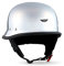 MOTO Helmets® D33 „Chrome“ · Brain-Cap · Halbschale Jet-Helm Motorrad-Helm Roller-Helm Scooter-Helm Bobber Mofa-Helm Chopper Retro Cruiser Vintage Pilot Biker · Schnellverschluss Tasche M (57-58cm)