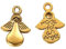 beadsvision 30 Charms Engel Made for an Angel 17x12mm Farbwahl antiksilber gold bronze kupfer Anhänger Metall #S500