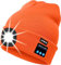 ATNKE LED beleuchtete Bluetooth-Beanie-Kappe, wiederaufladbare USB-Musikalische Laufmütze mit extrem hellem 4-LED-Licht wasserdichte Lampe für das Skifahren Wandern Camping Radfahren (Orange)