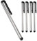 ROYALZ 5 Pack Touchscreen Stift für Tablet Smartphone Handheld Konsole mit Touchdisplay als Eingabestift Touch Pen 5er Set, Farbe:5 x Touch Pen Aluminium