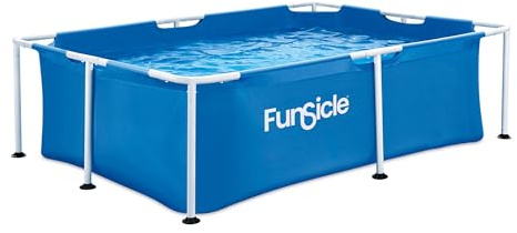 Funsicle Activity 7'x 5 ' x 24 Above Ground Swimming Pool, Blue