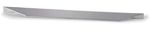 Gedotec Griffleiste Chrom poliert aus Aluminium - Möbelgriff chrom für Schubladen | CUTT | Küchengriff Länge: 400 mm | Design-Griff | Profilgriff | 1 Stück Schrankgriff inkl. Befestigungsschrauben