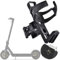 Water Bottle Holder 360 Degrees Rotation for Electric Scooter Bike Anti-Slip Fast Dismounting Accessories Cup Drink Holder (black)