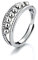 Qings Anti Anxiety Verstellbar Offen Fidget Ring für Danmen Spinner Dekompressions Stressabbau Ring 925 Sterling Silber Angst Zappeln Ringe