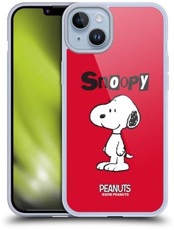 Head Case Designs Licenza Ufficiale Peanuts Snoopy Personaggi Custodia in Gel [Protezione di Grado Militare] Compatibile con Apple iPhone 14 Plus E Compatibile con MagSafe
