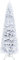 Home Decorative Artificial Bushy Slim Christmas Tree (White, 4FT)