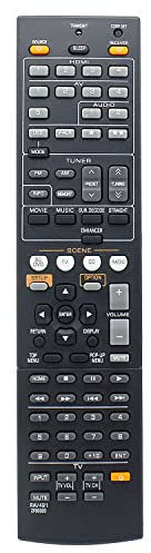 RAV491 ZF30320 Fernbedienung Ersatz für Yamaha AV Receiver HTR-3066 HTR-3066BL HTR-4064 HTR-4064BL HTR-4066 HTR-6063 RX-V373BL RX-V375 RX-V375BL RX-V44 71 RX-V471BL RX-V475 RX-V667 RX-V667BL