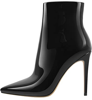Only maker Damen Stiefeletten Spitze High Heels Stiletto Ankle Boots