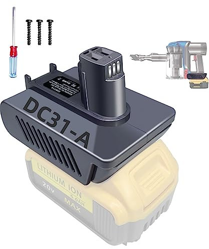 Adapter for Dewalt for Dyson DC31 DC35 Battery Type A DC34 DC35 DC44 DC45 917083-01 Handheld Vacuum Cleaner (NOT Fit for Type B DC31 DC34 DC35 DC44 MK2)