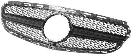 IDENUONA Auto Sport Kühlergrill Gitter Für Benz E-Klasse W212 2014–2016 2015 Schwarz Silber