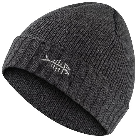 Bassdash Winter Beanie Mütze mit Fleece Futter Dick, Wintermütze Herren Damen, Stretchy Cuffed Knit Strickmütze Unisex