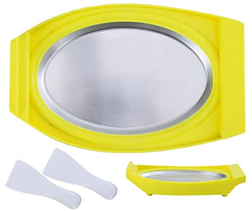 Kit à Glace enroulé, Machine à Glace instantanée avec 2 spatules – Sorbetière instantanée pour la Famille, sorbetière roulée, yaourtière, Machine à Fruits Sweet Spot pour Enfants Maciun