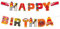 ENLACE Feuerwehrauto Happy Birthday Girlande,Feuerwehr Geburtstag Deko,Feuerwehrauto Geburtstagsgirlande Kindergeburtstag,Feuerwehrmann Geburtstag Banner für Feuerwehr Party Deko Kindergeburtstag