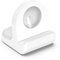 AMZLORD Supporto per caricabatterie in silicone Dock di ricarica wireless portatile Supporto per caricabatterie per orologio antiscivolo per accessorio Google Pixel Watch 2 (bianco)