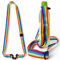 MIJOMA Regenbogenfarbener Trinkflaschenhalter Pride – Stilvoller Getränkegurt, Universal und Sicher für Festival & Outdoor (1)
