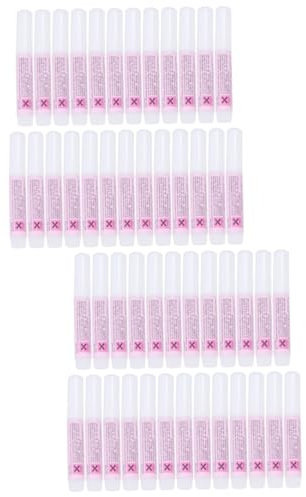 Mikinona 50pcs Super Strong Nail Glue for Manicure Kit Fake Nail Glue and Professional Use