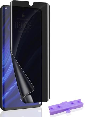 Bekiikoo Protection Écran pour Huawei P30 Pro [pas en Verre Trempé], Flexible TPU Confidentialité, résistant aux rayures/Auto-cicatrisant/Anti Espion pour Huawei P30 Pro Protecteur d'écran
