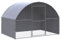 Willood Outdoor Hühnerstall Hühnerkäfig Hühnerhaus 3x2x2 m Verzinkter Stahl Mit Dach