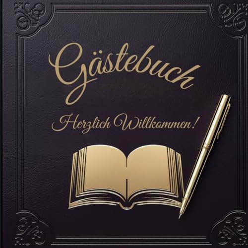 Gästebuch: für Ferienhäuser, Ferienwohnungen, Pensionen, Airbnb`s, kleine Hotels oder Hütten ect. / Softcover in Lederoptik