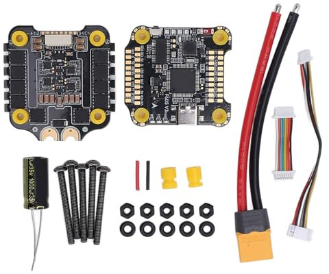 Jectse F405 V4 Flight Controller Stack, 30x30 Bluetooth Stack mit BLS 50A 4-in-1 ESC-Board, Kabellose Betaflight-Konfiguration, Black Box, FPV-Barometer, für O3 Air Unit