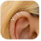 Lilbitty 2-teiliges Ohrklemme-Set in Gold, Ohrmanschette ohne Piercing mit zwei weichen Kupfer-Ohrklemmen, hypoallergen und leicht, inklusive Aufbewahrungsbox