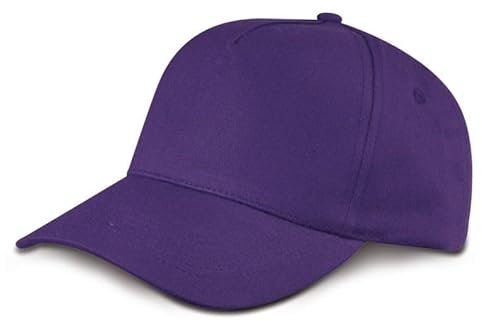 Generico Cappellino Berretto Cappello Baseball Golf 5 Pannelli in Cotone colorato Viola