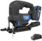 HYUNDAI Akku-Stichsäge JS20X-26-2A1 | 20V, bürstenlos | 26 mm Hub, 0-3500 1/min | werkzeugloser Blattwechsel, 45°- neigbar | 4 Pendelstufen, Absaugadapter | Lieferumfang: 1 x 2.0Ah Akku, Ladegerät