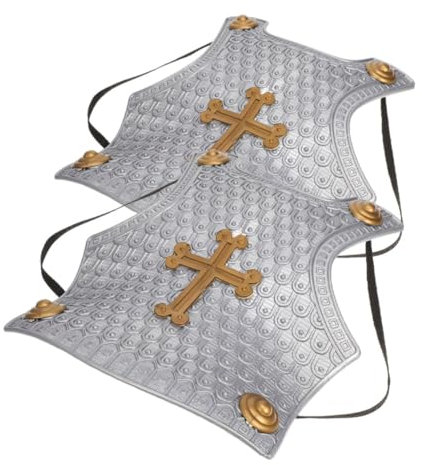 TOVINANNA Lot De 2 Armures Romaines pour Enfants Accessoires De Costume Petite Tenue Déguisement Médiéval Armure De Jeu pour Garçons Armure Amusante Jouets De Soldat Plastique
