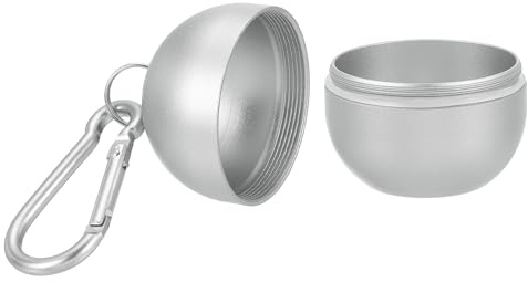 QUARKZMAN Travel Ring Holder Keychain Mit Schlüsselring Silber