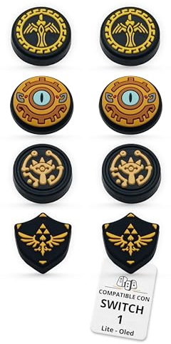 MME Grips de Pouce compatibles avec Switch 1, Capuchons de Joystick pour Manette Switch, Grips Switch 1, Lite, OLED, JoyCon Grip, Accessoires Joy Cons Switch (Hylure 2)