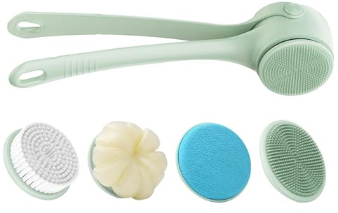 Elektrische Rückenreinigungsbürste Elektrischer Reinigungsschrubber Für Die | Rotierende Körperreinigungsbürste Für Dusche, Badezimmer, Toilette, Zuhause, Hotel,