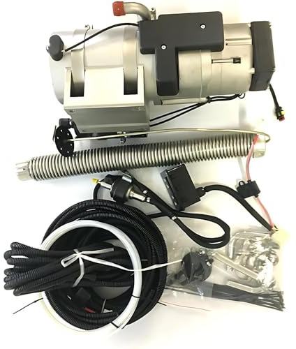 Calentador de Agua hidrónico, 10 kW, 12 V/24V, Combustible líquido, Calentador de Agua diésel para Barco, Caravana, autobús, etc… 12V