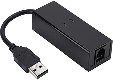 Akozon Usb 2.0 56K Externt Uppringt Faxmodem för 10/8/7/Xp med V.92-protokoll, Stöd för Nummerpresentation, Kompakt Bärbart Datamodem för Hemmakontor