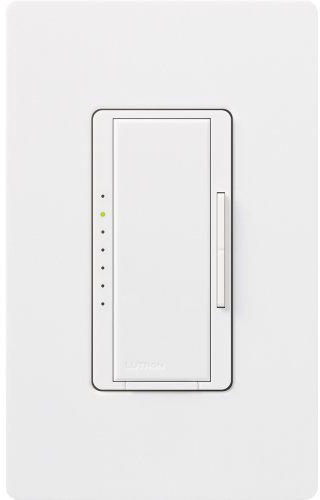 Lutron MA-1000-WH 1000-Watt Maestro Singe Pole Digital Fade Dimmer, White by Lutron