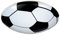 Niermann Standby Deckenleuchte Fußball, mit stoßfester Abdeckung, Ø 36cm, E27, Kinderzimmer, Kinderzimmerlampe, Fußballlampe, Deckenlampe Soccer, Jugendzimmer