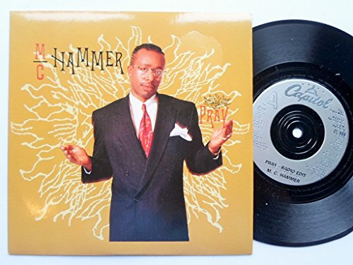 Hammer, MC Pray Radio Edit 7 Capitol CL599 EX/EX 1990 picture sleeve