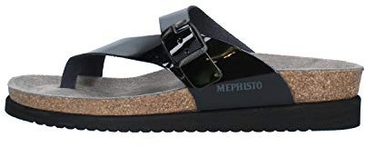 Mephisto Brevet Noir Pour Helen Sandales Vernis EU40 Noir Verni