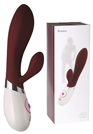 MINDS OF LOVE Romeo Vibrator in dunkelrot-weiß