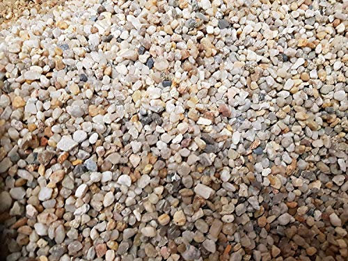 Doubleyou Geovlies & Baustoffe 25 kg Aquariumkies - Made in Germany - Quarzsand - abgerundete Körnung 3,0-6,0 mm