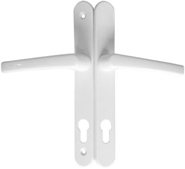Upvc Door Handle 200mm Screw Fixings 2 Hole Fix 92pz - White