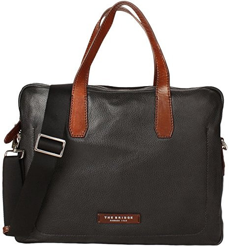The Bridge Plume Mix Uomo Shopper Tasche Leder 40 cm Laptopfach